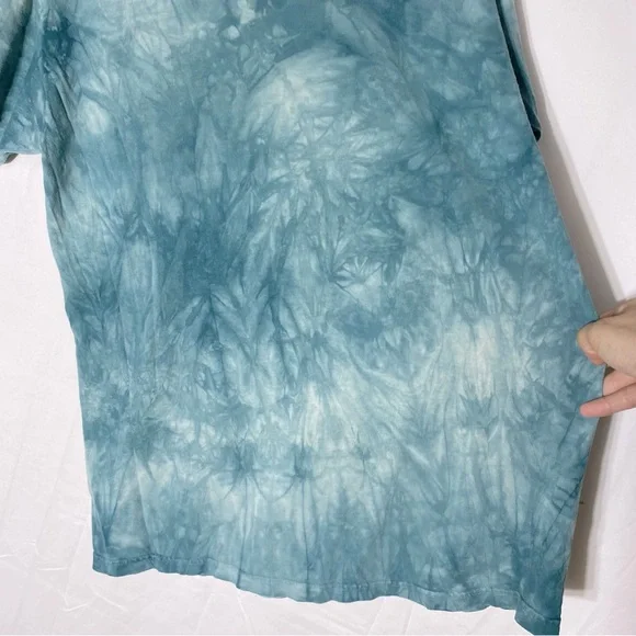 The Mountain Blue Tie Dye Grumpy Cat Graphic Tee T Shirt L - Picture 11 of 16